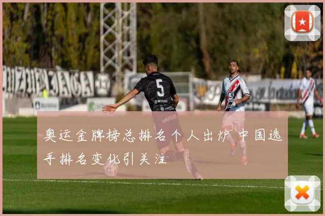奥运金牌榜总排名个人出炉 中国选手排名变化引关注
